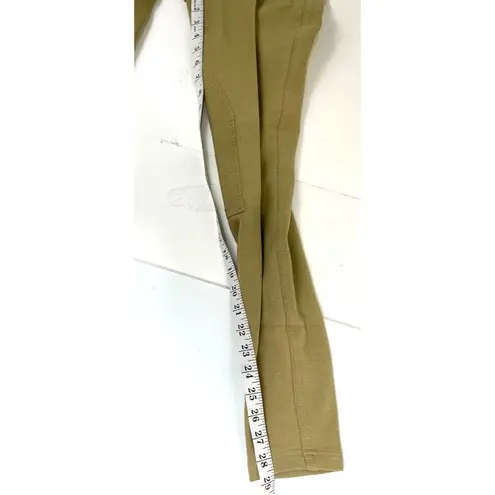 TuffRider Womens Tan Riding Breeches With Front Pockets & Knee Patches