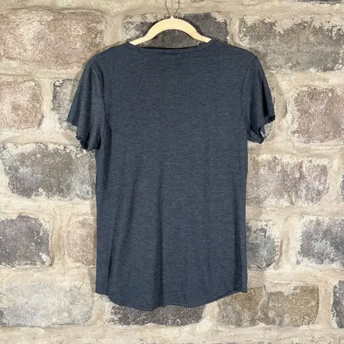 Anvil Tee Woman's Medium Gray Chicago's Finest Police CPD V-Neck Scoop Neck