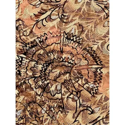 Honey Punch  Button Front Lace Pink Black Top Blouse XS Baddie Sheer Delicate NWT