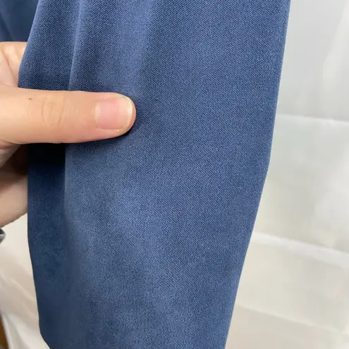 Briggs New York Vintage Briggs women's dark blue soft collared full zip casual jacket relaxed 14