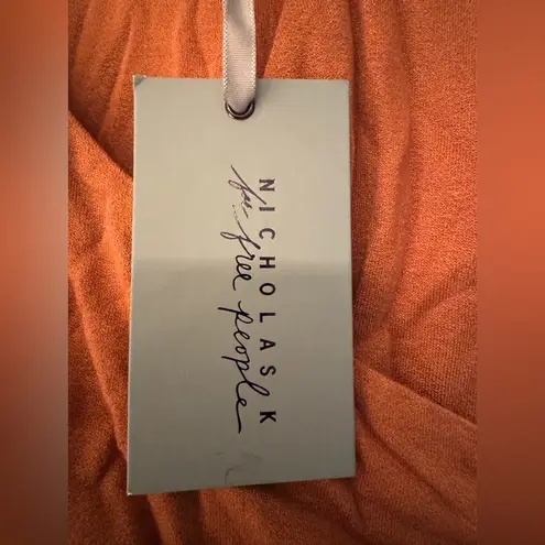 Nicholas K Free People Vik Top Women’s Cinnamon Sleeveless Wrap Tank Top Size XS Red