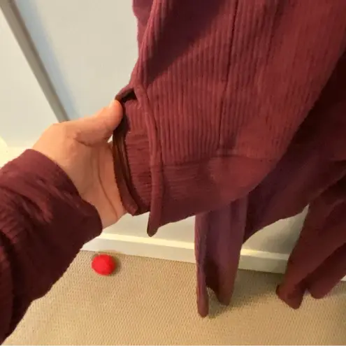 Tommy John Brushed Ribbed 2 piece lounge set size medium in port Royal NWT Red