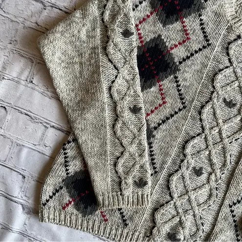 Christopher & Banks Vintage Y2K 2000 Knit Pullover Crewneck Women's Medium Sweater Made in Hong Kong