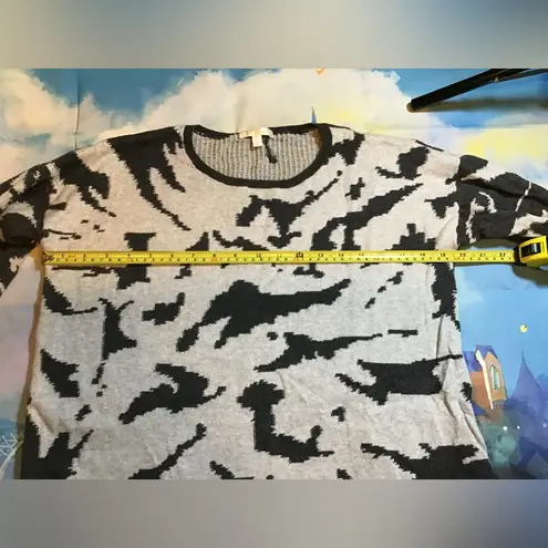 Lisa Todd abstract sweater multi color size small Blue