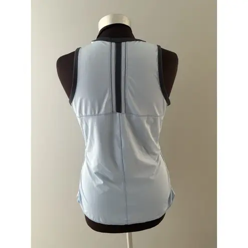 Lucky In Love Shirt Womens L Blue Athletic Racerback Tennis Golf Pickleball Size L