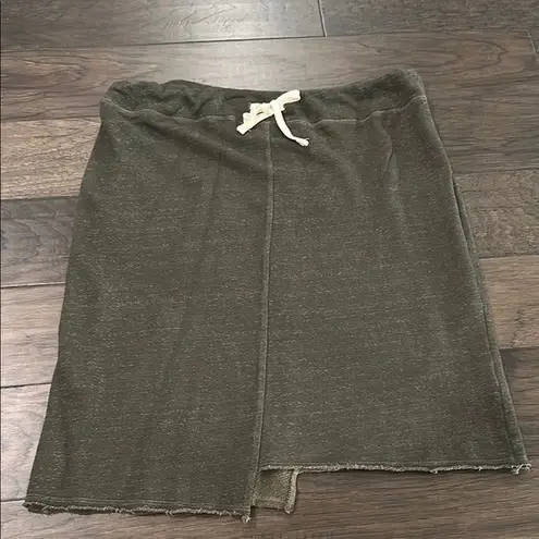 Sundry NWT Olive Green Solis Skirt Sz L