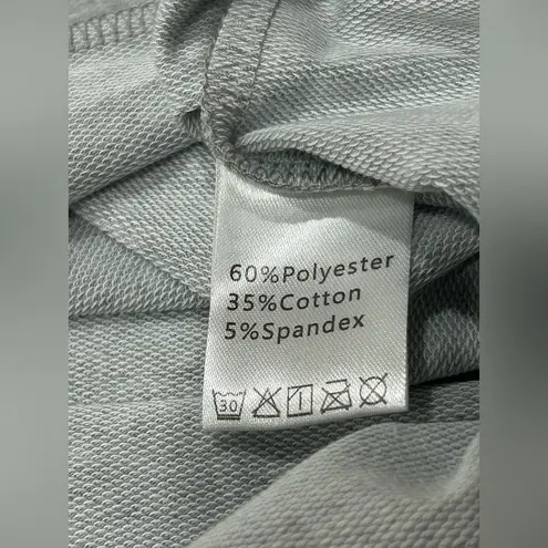 "TOUCHDOWN" Long Sleeve Light Weight Sweatshirt Women's Size Medium Gray - Image 5