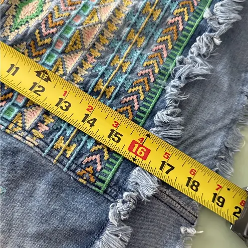 Hydraulic Soho High Rise Denim Skirt Vintage Southwestern Y2K size 10