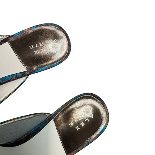 Alex Marie Metallic Floral Brocade Pointed Toe Mules | Size 9M NWT