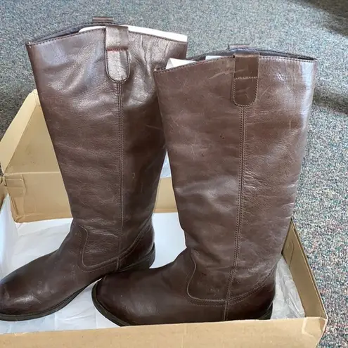 American Eagle  Women’s Tall Leather Boots Size 9.5-EUC