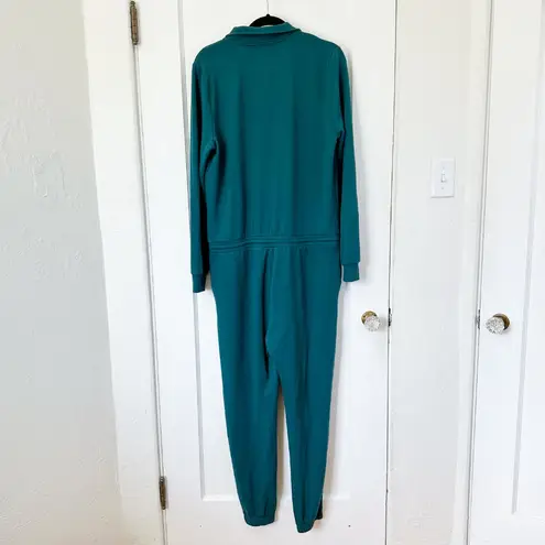 Beyond Yoga Beyond Yoga | Ski Weekend Jumpsuit Sweatsuit in Midnight Green Large