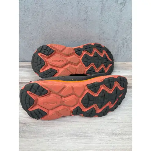 Hoka One One Challenger ATR 6 Women's 9B Trail Running Shoes Gray Orange Walking Size 9
