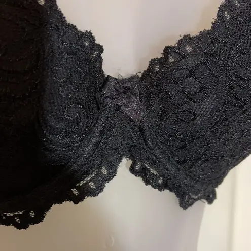 Smart & Sexy Black Lace Bra Padded Underwire Cups Style #85046 34C