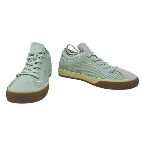 Rothy's The Lace Up Sneaker Shoes Knit Spearmint Light Green Size US 7