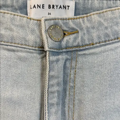 Lane Bryant  Authentic Straight Leg Light Wash Jeans Size 24 NWT
