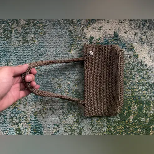 The Sak Vintage 2009 taupe woven mini hand bag