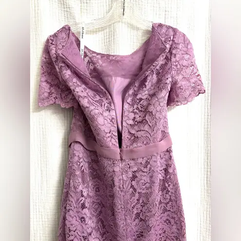 JJ's House lace dress in wisteria special occasion mother of the bride sz 10 NWT