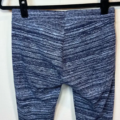 Pact Women's Organic Cotton Leggings Dark And Light Blue Compression Size Medium