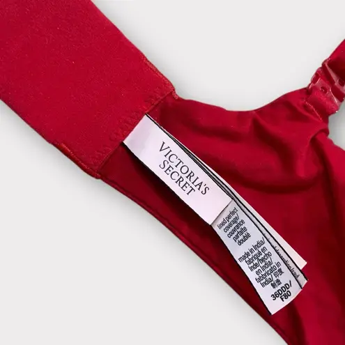 Victoria's Secret Women’s Victoria’s Secret Red Lined Perfect Coverage Bra Size 36DDD Convertible - Image 6