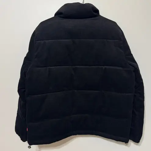 Levi's Levi’s Corduroy Puffer Jacket Size Large Women’s Black