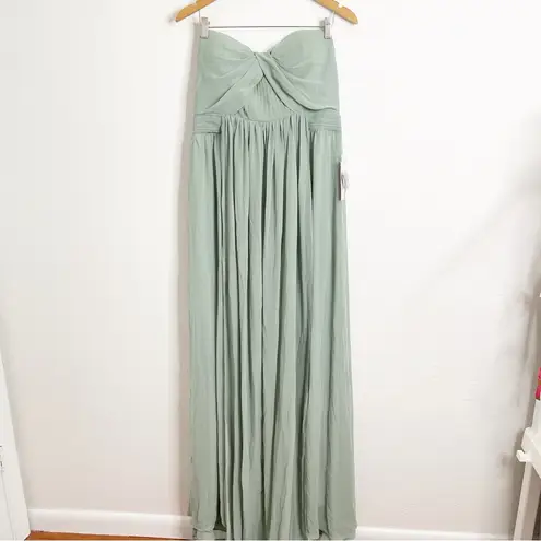 Birdy Grey Birdy Gray Grace Dress Chiffon Sage Bridesmaid Convertible Maxi Size XXL
