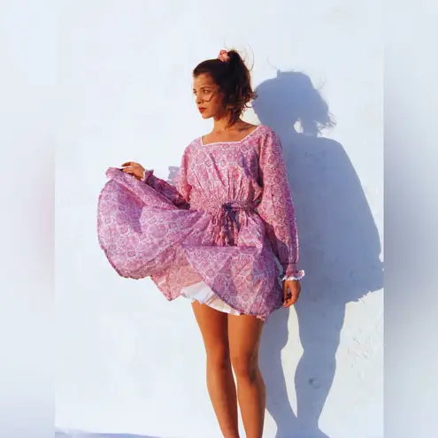 BUGGY NYC‎ Sisi Dress in Nettie Lavender Pinks Size XS Pink