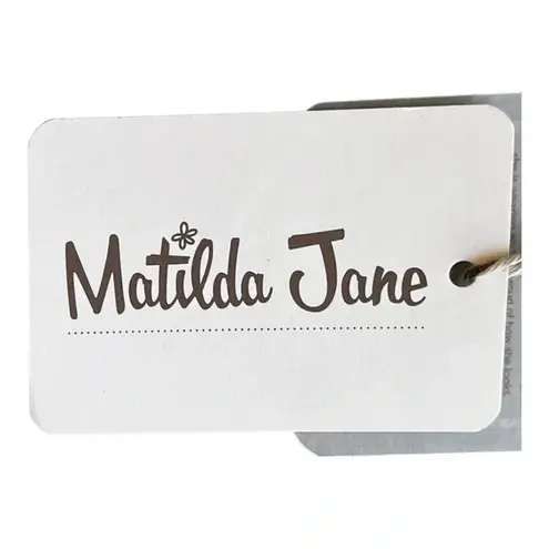 Matilda Jane Resting Day Romper Green Long Sleeve Ruffle Women Size Small NWT