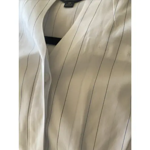 Brooks Brothers  United Exclusive Womens 00 NEW Uniform Button Front Pinstripe