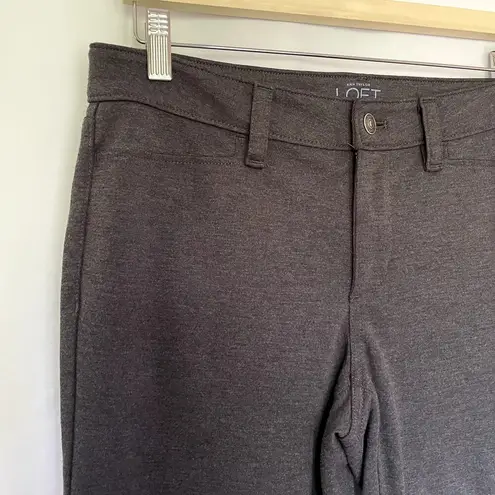 Ann Taylor Loft modern skinny grey trousers women's size 8 business casual pants Gray