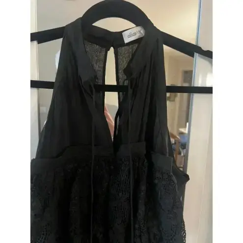 Alice McCALL 122  Better Be Good To Me Playsuit in Black Romper Size 8