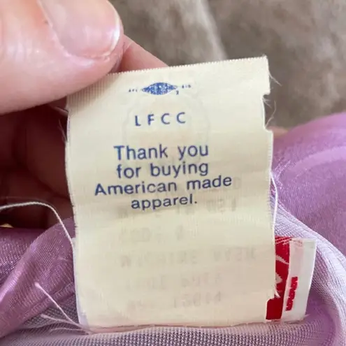 Vintage union label skirt set size 12 Purple