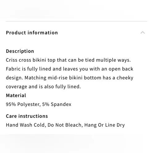 Naked Wardrobe Out of Office Bikini Top Blue Smoke EUC Backless Microbikini