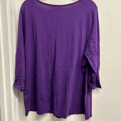 French Laundry Deep Purple Blouse