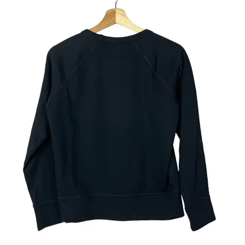 James Perse Black Crewneck Classic Sweatshirt 1 / S