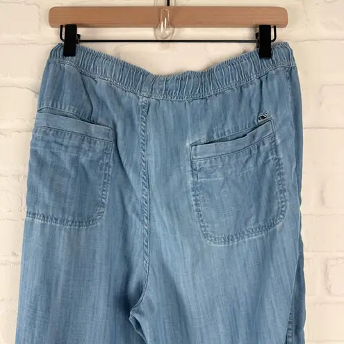 Vineyard Vines  Lightweight Jean Pull On Pants elastic waist Chambray joggers L thumbnail 6