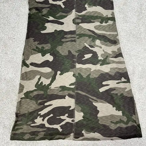 ATM Anthony Thomas Melillo Slub Jersey Tank Dress Camo Pima Cotton Size XSP Green