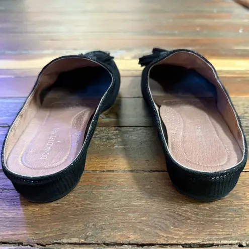 Donald J. Pliner Black Tassel Mule Loafers ~ Size 8.5 💛🍄