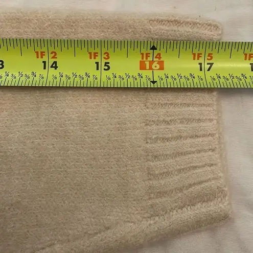 BTFBM Cream Turtleneck Knit Sweater Womens Size Medium Asymmetrical White