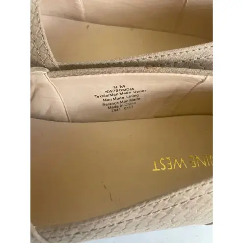 Nine West CLEARANCE‎ Women's  Slip-On Sneakers - Size 9M - Tan Bomdia GUC!