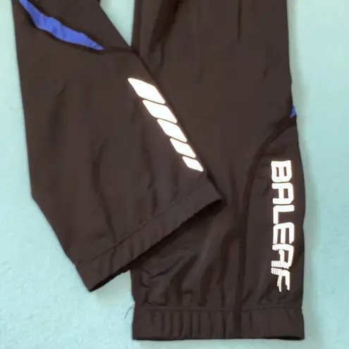 Baleaf bicycle capris padded seat small zipper back pocket reflectors NEW size L