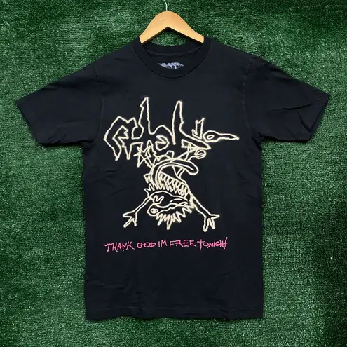 Travis Scott Thank God Im Free Tonight Hip-Hop T-Shirt Size Small