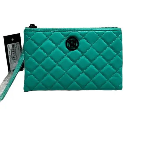 Badgley Mischka NWT! Diamond Green Quilted Clutch