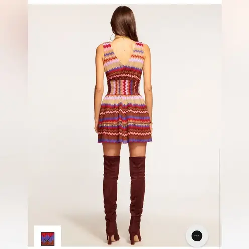 Ramy Brook Laura Zig Zag Tiered Minidress