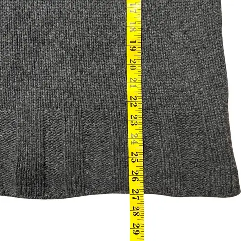 Vintage Country Shop Turtleneck Cashmere Sweater L Grey Old Money Quiet Luxury Gray Size L