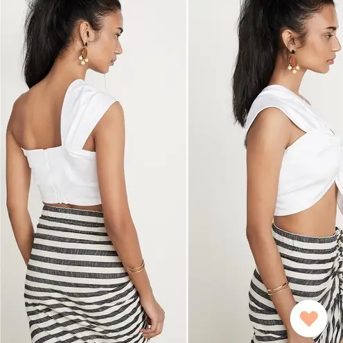 JBQ Just Bee Queen Sol Bandeau Top in White Size Large