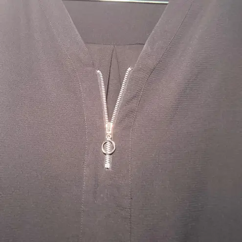 Notations Notation black blouse women's medium minimal career office basic grunge