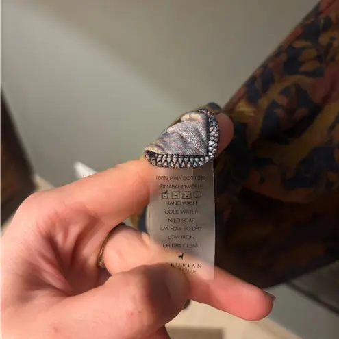 Peruvian Connection Beatrice Dress – XS (Fits XS–S) – 100% Pima Cotton - Western