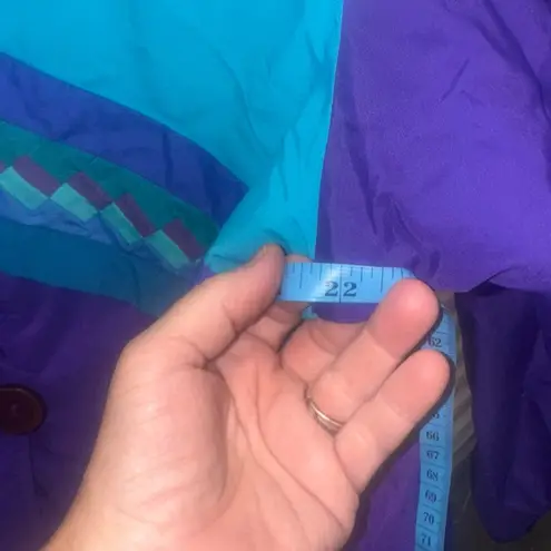 Reversible color, black purple and turquoise western 8 Jacket Size M Purple Teal Size M