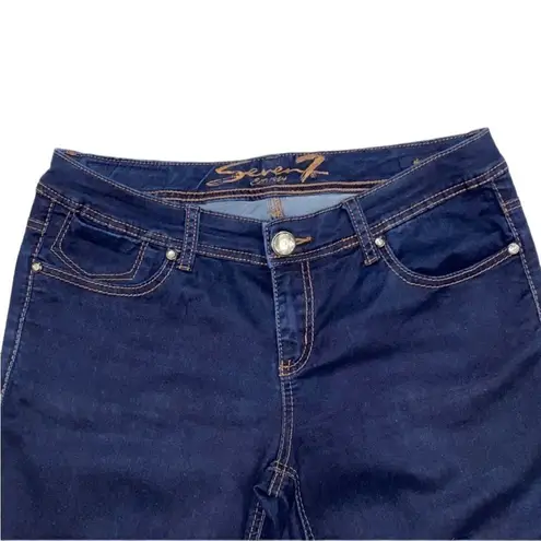 Seven7 Dark Wash Skinny Jeans(Size 12)