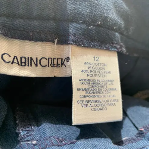 Cabin creek Cotton Blend High Waist Pleat Front Pants Trousers Sz Medium 8